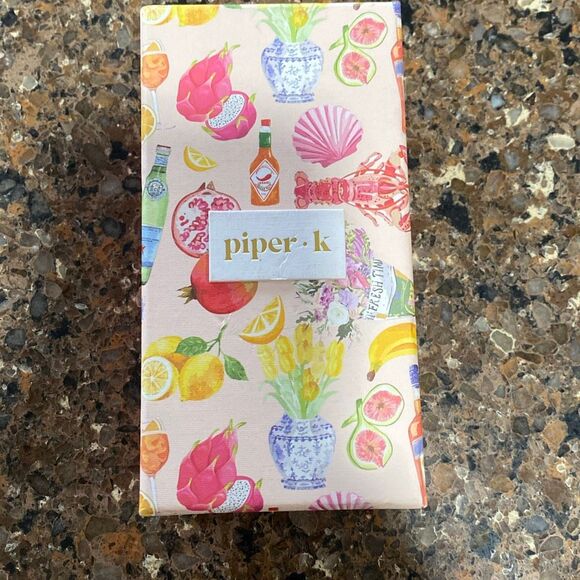 PIPER K Gold-Tone Keychain Bag Charm Cherry Ma Cherie - Picture 5 of 5